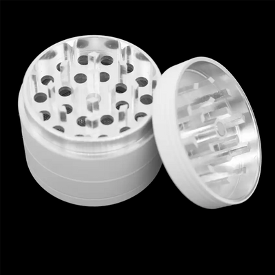 Custom Metal White Grinder – Aluminum 50mm