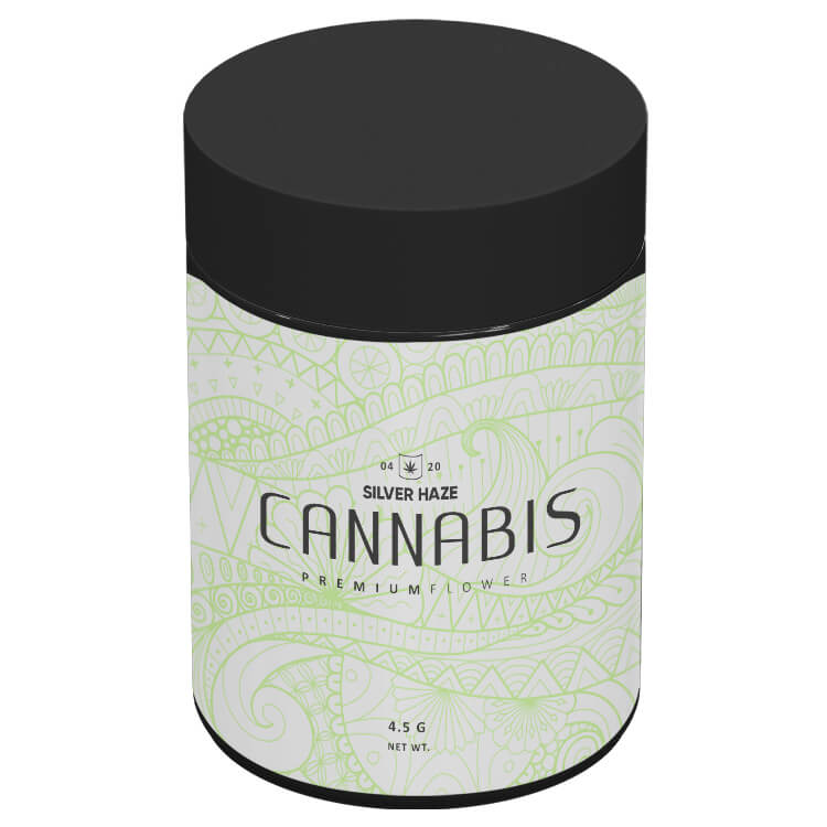 Custom Glass Jar – 4 oz – With Label