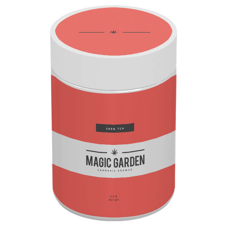 Custom Glass Jar – 4 oz – With Label