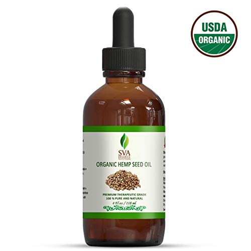 SVA Organics Hemp Seed Organic USDA Cold Pressed Oil