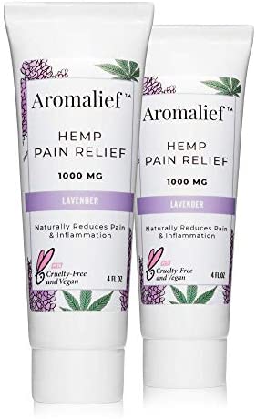 Aromalief Hemp Cream with Lavender Aromatherapy