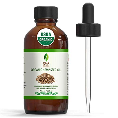 SVA Organics Hemp Seed Organic USDA Cold Pressed Oil