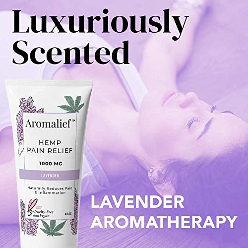 Aromalief Hemp Cream with Lavender Aromatherapy
