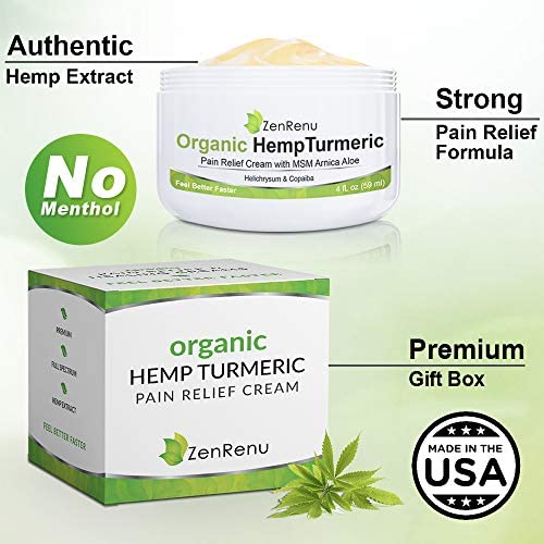 Organic Hemp Pain Relief Cream