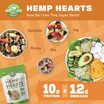 Manitoba Harvest Organic Hemp Hearts Shelled Hemp Seeds