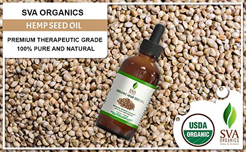 SVA Organics Hemp Seed Organic USDA Cold Pressed Oil