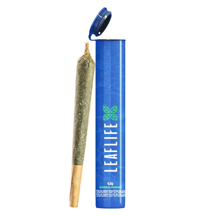 Custom Pre Roll Joint Tube with Sticker / Label