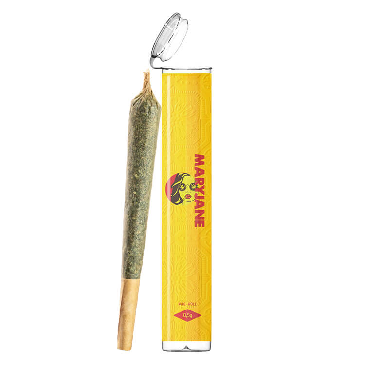 Custom Pre Roll Joint Tube with Sticker / Label