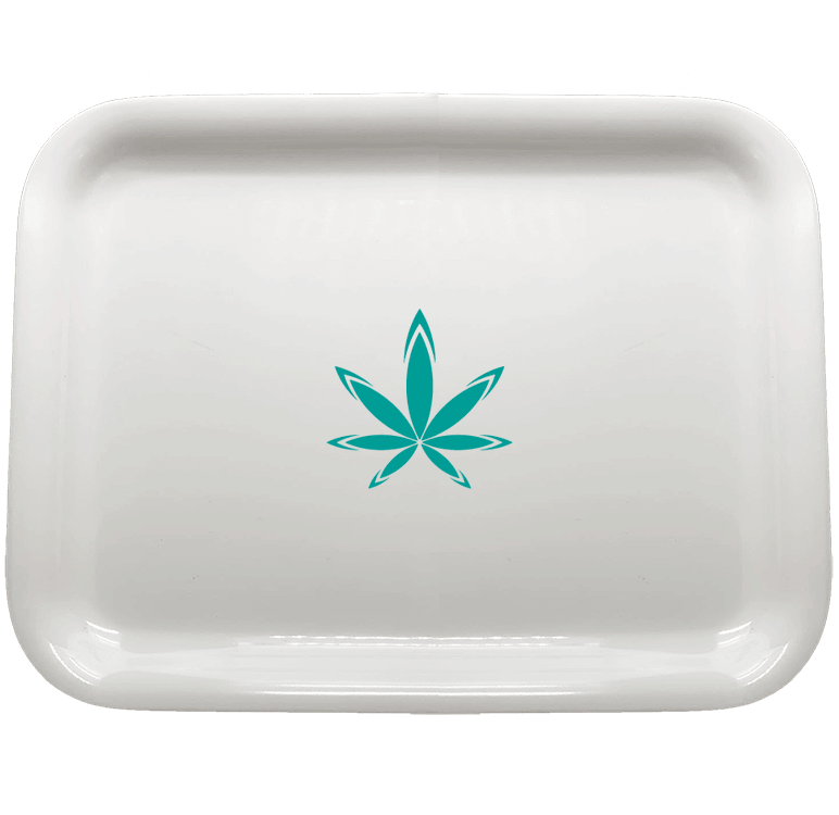 Custom White Rolling Trays – Medium Quick Print