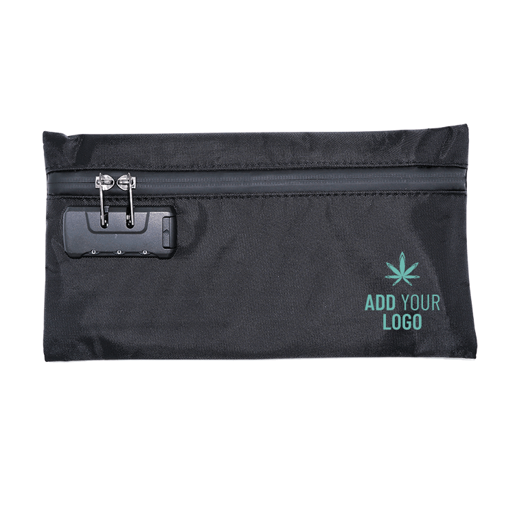 Custom Smell Proof Stash Bag with Combination Lock