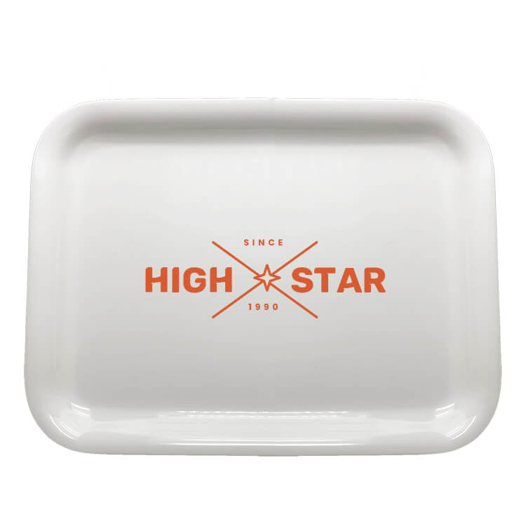 Custom White Rolling Trays – Medium Quick Print