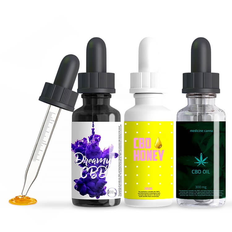 Custom CBD Tincture Bottles 30 ml