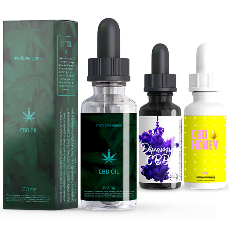 Custom CBD Tincture Bottles 30 ml