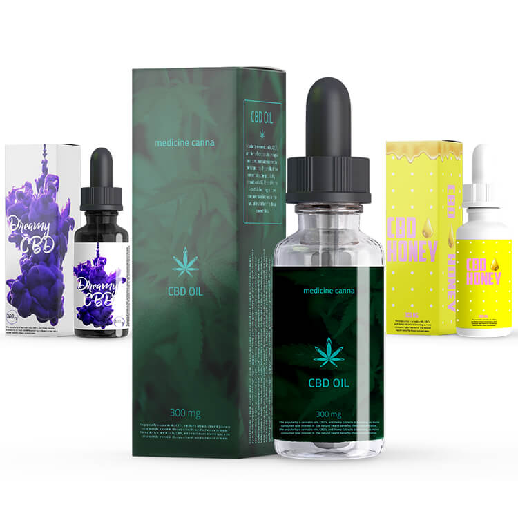 Custom CBD Tincture Bottles 30 ml